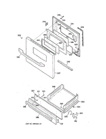 04 - Door & Drawer Parts parts for Ge Range JGBS17PEK2WW from AppliancePartsPros.com