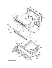 04 - Door & Drawer Parts parts for Ge Range JGBS04BEH3CT from AppliancePartsPros.com