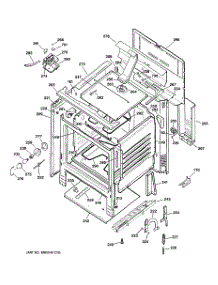 02 - Body Parts parts for Ge Range JB600WK1WW from AppliancePartsPros.com