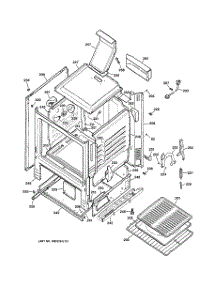 03 - Body Parts parts for Ge Range JGBS20WEH2WW from AppliancePartsPros.com
