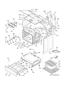 03 - Body Parts parts for Ge Range JCBP24WJ3WW from AppliancePartsPros.com