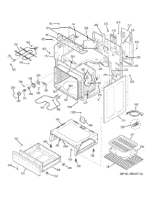 03 - Body Parts parts for Ge Range JCBP64WJ3WW from AppliancePartsPros.com