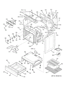 03 - Body Parts parts for Ge Range JCBP68HJ3WW from AppliancePartsPros.com