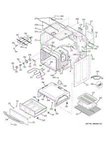 03 - Body Parts parts for Ge Range JCBP35SJ3SS from AppliancePartsPros.com