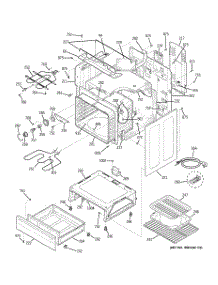 03 - Body Parts parts for Ge Range ECBP82WJ3WW from AppliancePartsPros.com
