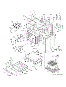 03 - Body Parts parts for Ge Range JCBP49WK1WW from AppliancePartsPros.com