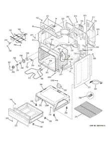 03 - Body Parts parts for Ge Range JCBS55WK1WW from AppliancePartsPros.com