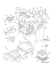 03 - Body Parts parts for Ge Range JCBP78WK1WW from AppliancePartsPros.com