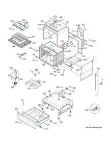 02 - Body Parts parts for Ge Range JCSP38BK2BB from AppliancePartsPros.com