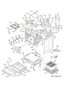 03 - Body Parts parts for Ge Range JCB800SK1SS from AppliancePartsPros.com