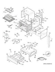 03 - Body Parts parts for Ge Range JCSP47WF6WW from AppliancePartsPros.com