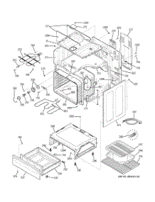 03 - Body Parts parts for Ge Range JCBP35BJ2BB from AppliancePartsPros.com