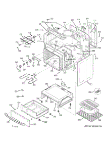 03 - Body Parts parts for Ge Range JBP80SK1SS from AppliancePartsPros.com