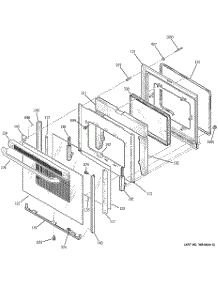05 - Door parts for Ge Range JBP84KK1CC from AppliancePartsPros.com