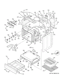 03 - Body Parts parts for Ge Range JBP83TK1WW from AppliancePartsPros.com