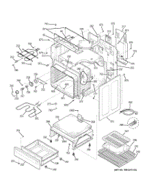 03 - Body Parts parts for Ge Range JCBP84BJ2BB from AppliancePartsPros.com