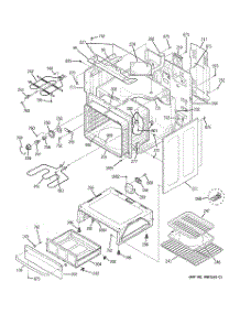03 - Body Parts parts for Ge Range JBP71SJ2SS from AppliancePartsPros.com