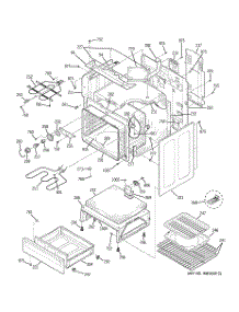 03 - Body Parts parts for Ge Range JBP84KH3CC from AppliancePartsPros.com