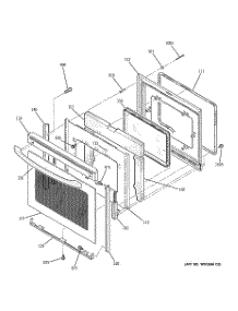 04 - Door parts for Ge Range EER3000H02KC from AppliancePartsPros.com