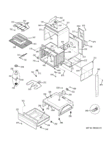02 - Body Parts parts for Ge Range JCSP38WK1WW from AppliancePartsPros.com