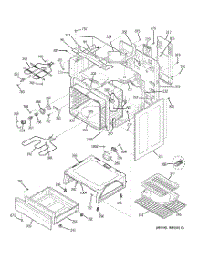 03 - Body Parts parts for Ge Range JBP66EH2BB from AppliancePartsPros.com