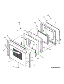 04 - Door parts for Ge Range JBP69SH3SS from AppliancePartsPros.com