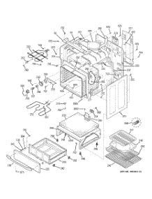 03 - Body Parts parts for Ge Range JBP99TH2WW from AppliancePartsPros.com