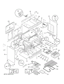 03 - Body Parts parts for Ge Range JCP67F3WW from AppliancePartsPros.com