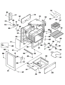 04 - Section4 parts for Ge Range JB579GR5WH from AppliancePartsPros.com