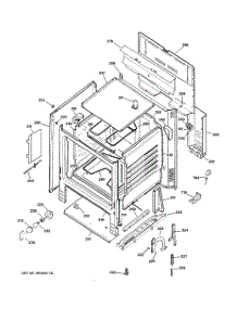 02 - Body Parts parts for Ge Range JCBS35WJ1WW from AppliancePartsPros.com
