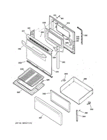 03 - Door & Drawer Parts parts for Ge Range ECBS68WJ1WW from AppliancePartsPros.com