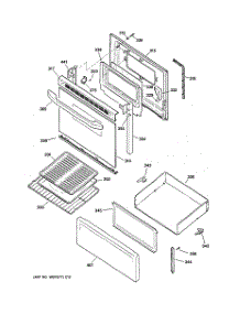 03 - Door & Drawer Parts parts for Ge Range 154510 from AppliancePartsPros.com