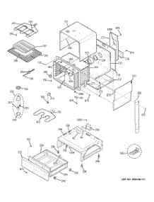 03 - Body Parts parts for Ge Range JSP47WF5WW from AppliancePartsPros.com
