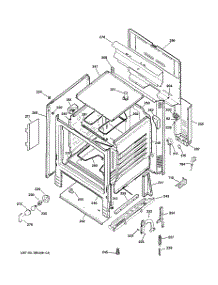 02 - Body Parts parts for Ge Range MCBS524J1WW from AppliancePartsPros.com