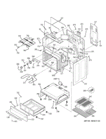 03 - Body Parts parts for Ge Range JB905SH3SS from AppliancePartsPros.com