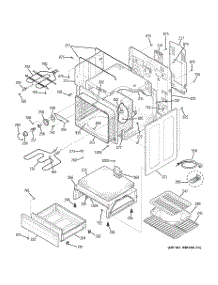 03 - Body Parts parts for Ge Range JCBP40WJ1WW from AppliancePartsPros.com