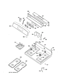 02 - Control Panel & Cooktop parts for Ge Range JGBP33SEH3SS from AppliancePartsPros.com