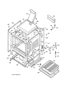 03 - Body Parts parts for Ge Range JGBS23BEH4BB from AppliancePartsPros.com