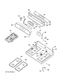 02 - Control Panel & Cooktop parts for Ge Range JGBP80CEH3CC from AppliancePartsPros.com