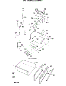 06 - Gas Control Assembly parts for Ge Range JGHP66GEN7 from AppliancePartsPros.com