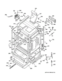 03 - Body Parts parts for Ge Range JGBP80CEH2CC from AppliancePartsPros.com