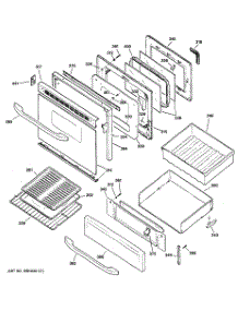 04 - Door & Drawer Parts parts for Ge Range EGR3001EH2SS from AppliancePartsPros.com