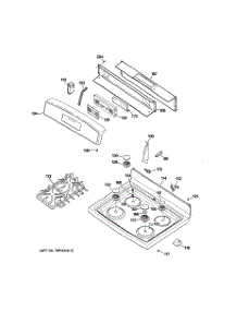 02 - Control Panel & Cooktop parts for Ge Range EGR3001EJ1SS from AppliancePartsPros.com