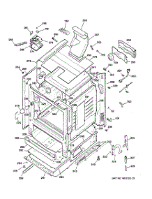 03 - Body Parts parts for Ge Range EGR3000EJ1WW from AppliancePartsPros.com