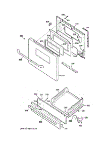04 - Door & Drawer Parts parts for Ge Range JGBS07PEH1CC from AppliancePartsPros.com