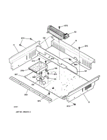 07 - Cooling Fan parts for Ge Range JSP56BD1BB from AppliancePartsPros.com