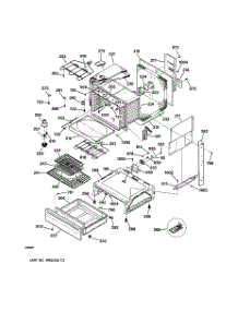 03 - Body Parts parts for Ge Range JSP56CD1CC from AppliancePartsPros.com