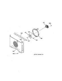 06 - Convection Fan parts for Ge Range JSP56CD1CC from AppliancePartsPros.com