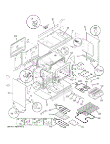 03 - Body Parts parts for Ge Range JCP67F2WW from AppliancePartsPros.com