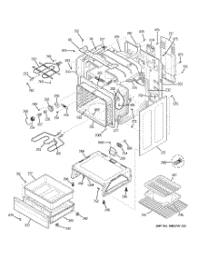 03 - Body Parts parts for Ge Range EER3000H01BB from AppliancePartsPros.com